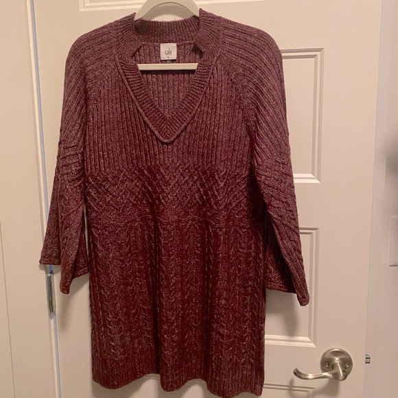 Maroon Cabi Sweater - Picture 1 of 5